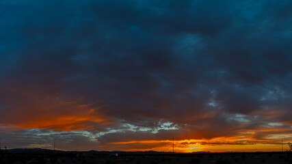 Obraz premium time lapse clouds
