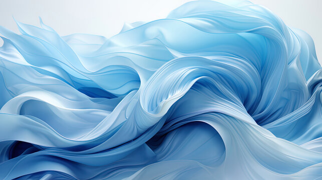 Soft whirlwinds, smoothly turning into each oth