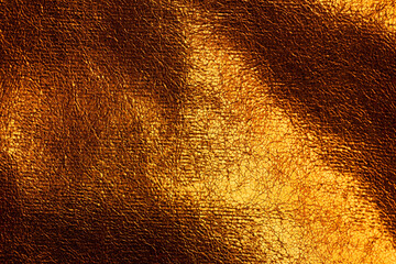Golden background with leather like texture
