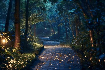 nice path in the forest