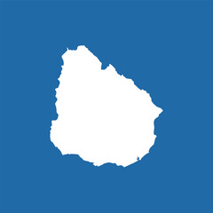 Uruguay map icon