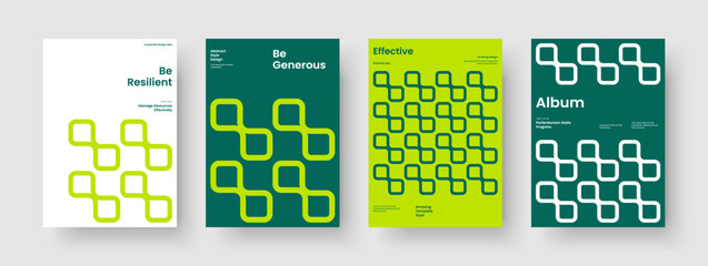 Naklejka premium Geometric Report Template. Creative Brochure Layout. Abstract Book Cover Design. Banner. Flyer. Background. Poster. Business Presentation. Brand Identity. Newsletter. Advertising. Pamphlet