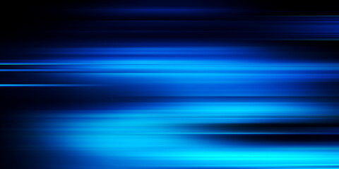 Blue technology abstract motion background of speed light - obrazy, fototapety, plakaty