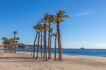 Obraz premium Villajoyosa, Spain - January 6 2024 