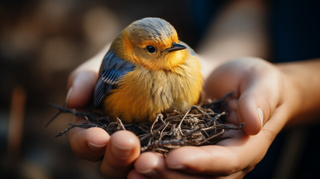 Un oiseau blessé, sauvé par des enfants, inspire la protection de la nature. Leur geste humble devient un symbole de préservation.