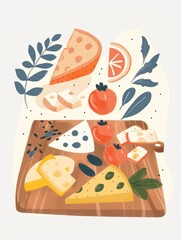 Picturing Health and Happiness at a Local Cheese Tasting Generative AI