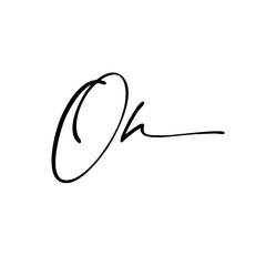 Initial wedding monogram logo template	