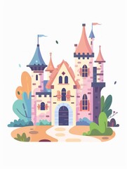 Visiting a Historic Castle: A Colorful and Healthy Journey Generative AI