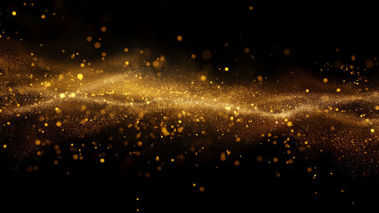 Obraz premium Glimmering Galaxy: Abstract Particle Illustration Series 
