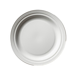 Plate on a transparent background.
