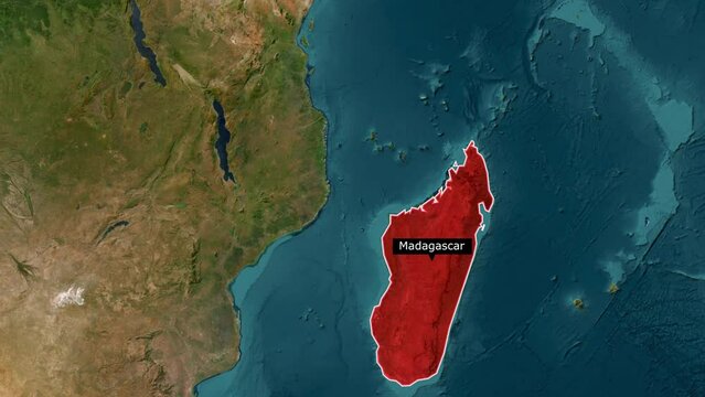 Madagascar Map New Style
