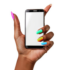 Cell Phone and Hand Mockup.