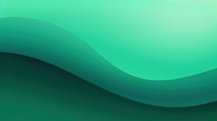 Abstract Green Background With Wavy Lines. Backdrop, wallpaper, copy space. Spring template.