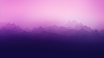 Mystical Mountain Silhouettes at Dawn. Fantasy background, backdrop, wallpaper. Copy space.