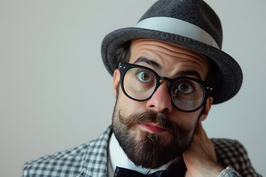 attractive gentleman with glasses and beard