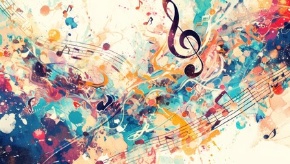 Abstract music background