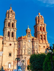 Fototapeta na wymiar Metropolitan Cathedral of San Luis Potosi, UNESCO world heritage in Mexico