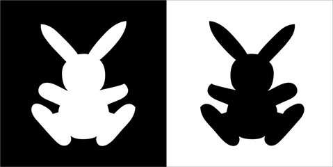 Illustration vector graphics of rabbit icon