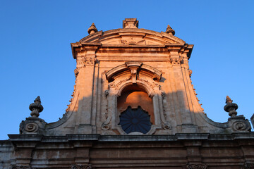 Obraz premium Facade of the church of San Domenico in Putignano, Puglia, Italy