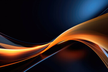 an abstract light effect background with orange lines