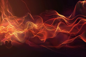 Energy flow background with dynamic lines and patterns Abstract concept of power Movement And...