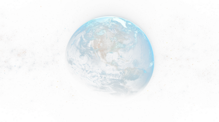 Earth, Transparent layer image, cut out, clipped