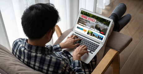 Online travel agency website for modish search and travel planning offers deal and package for...