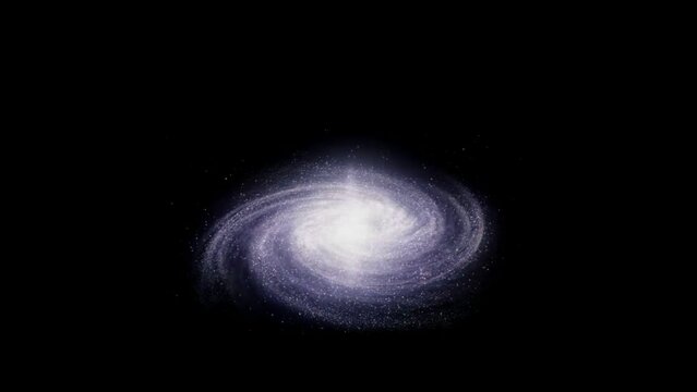 spiral galaxy effect video