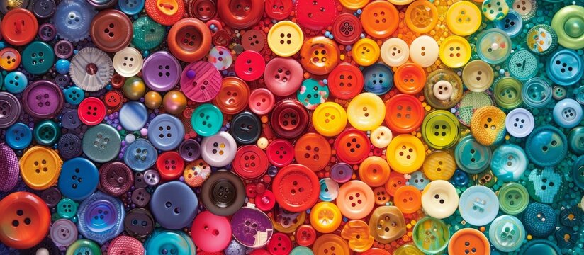 Vibrant and Colorful Buttons Backgrounds Collection for Digital Graphics and Wallpaper Designs