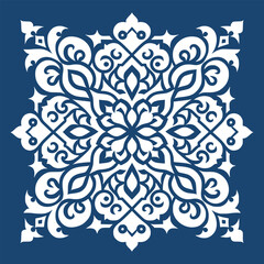 vector cultural and ethnic mandala pattern arabesque