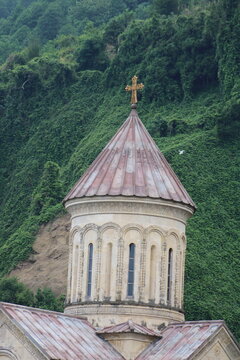 Church in Sarpi, Georgia, close to the Turkish border. Batumi, Georgia