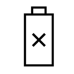 Fototapeta premium Black Icon Battery Indicator Icon 