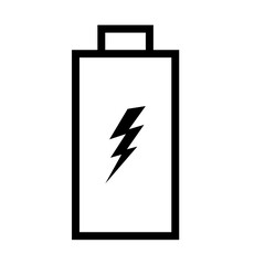 Black Icon Battery Indicator Icon 