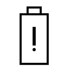 Black Icon Battery Indicator Icon 