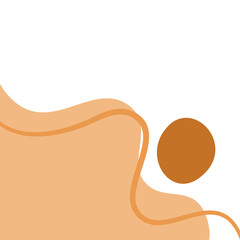 Corner Abstract Waves Border Aesthetic Vector Design