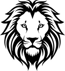 Handdrawn lion drawing 