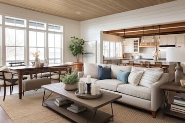 Farmhouse Fusion: Open Concept Shiplap Living!