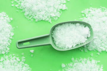 Sodium Hydroxide or NaOH, caustic soda