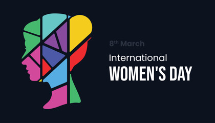 International Women's Day, Holiday, banner, poster, social media post, vector illustration, awareness, observance, March 8, humanity, equality, diversity, inclusion, Happy Women's Day