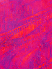 Abstract red and purple duotone poster background in acid print style