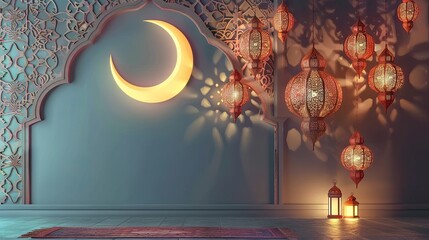 Eid al-Adha Festive Background

