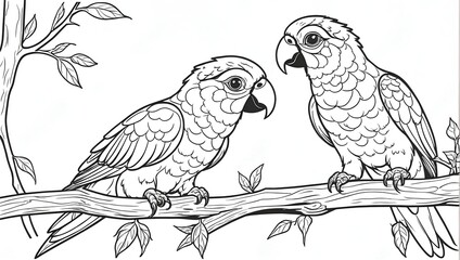 outline coloring book