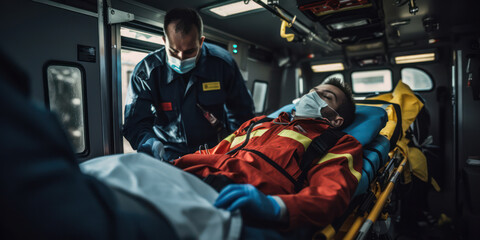 Rescue on the Road: Immediate Medical Assistance for an Injured Person by a Dedicated Emergency Ambulance Team