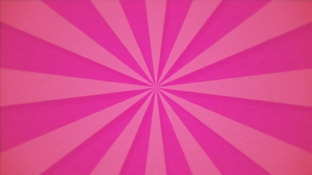 シンプル・放射状・回転アニメーション・ピンク