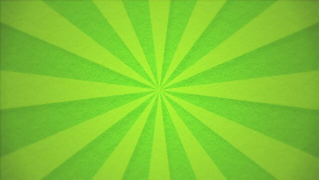 シンプル・放射状・回転アニメーション・黄緑
