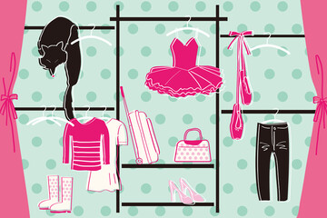 Closet illustration