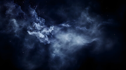 Naklejka na ściany i meble a blue and white image of smoke and stars