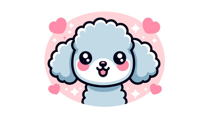 Cute dog image concept