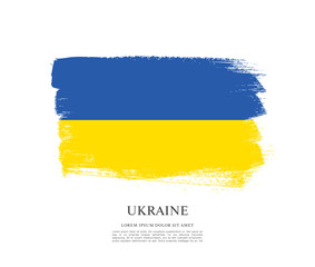 flag of Ukraine vector illustration