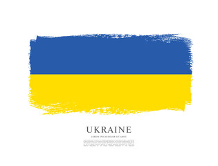 flag of Ukraine vector illustration